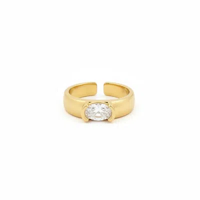 By Virgo Women's Gold Eclisse Ring
