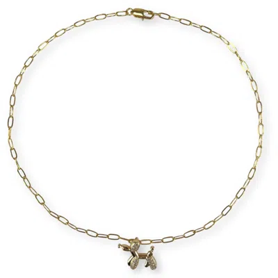 By Virgo Women's Gold Loonie Pendant Necklace