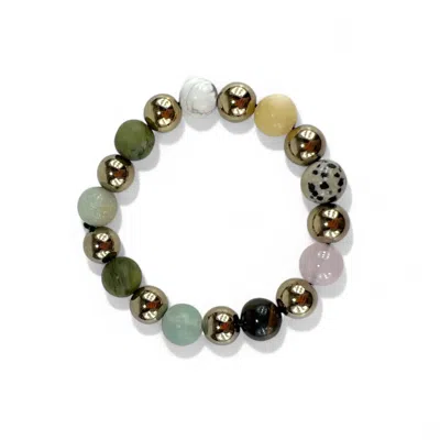 By Virgo Women's Gold Sia Gemstone Bracelet