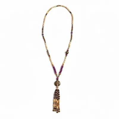 By Virgo Women's Noira Tassel Necklace In Multi