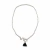 By Virgo Women's Silver / Black Onyxa Necklace In Multi