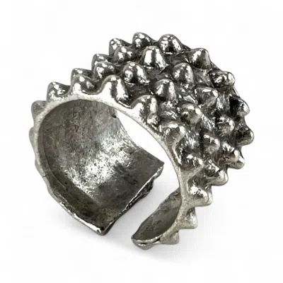 By Virgo Women's Silver Dravena Antique Ring