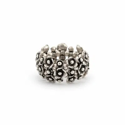 By Virgo Women's Silver Florisse Bracelet In Metallic