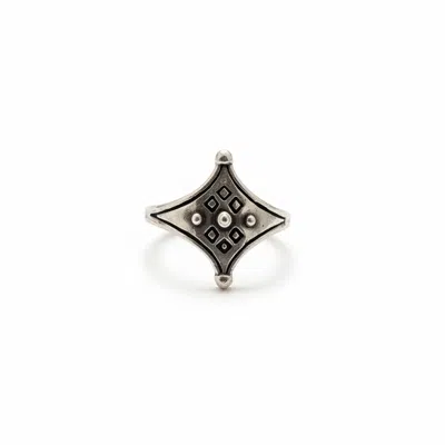 By Virgo Women's Silver Karo Ring