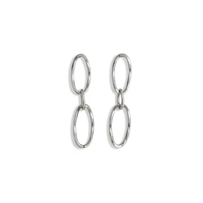 By Virgo Women's Silver Magnific Earrings