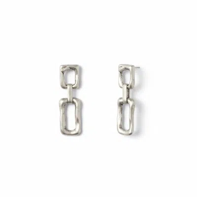 By Virgo Women's Silver Node Earring