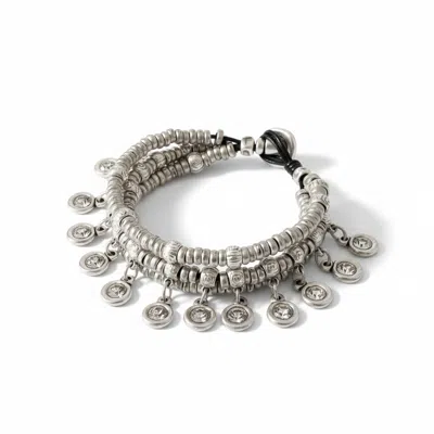 By Virgo Women's Silver Resonance Bracelet