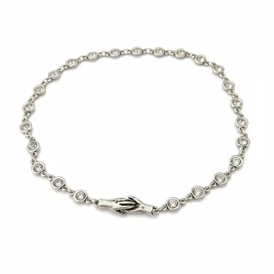 By Virgo Women's Silver Roxanne Necklace