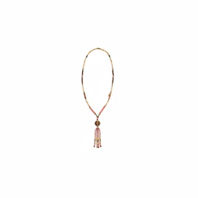 By Virgo Women's Solara Tassel Necklace In Gold