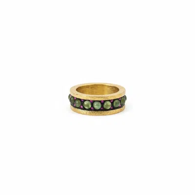 By Virgo Women's Soraya Silver Ring In Gray