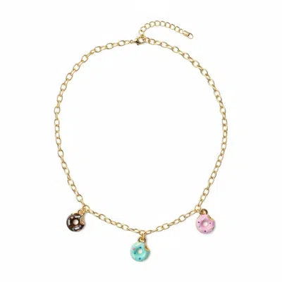 By Virgo Women's Sweet Loop Necklace In Yellow