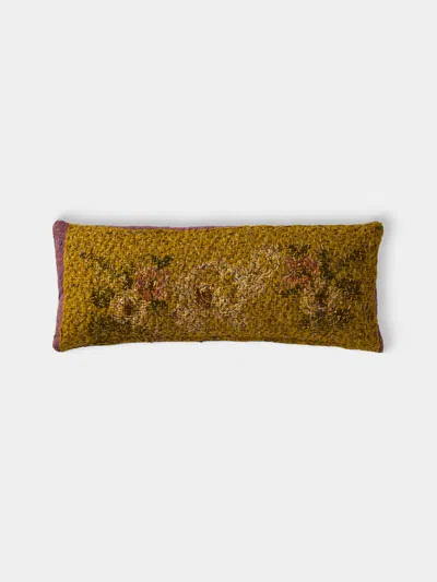 By Walid 18th-century Needlepoint Wool, Silk And Linen Cushion (19.5in/50cm)