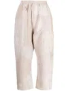By Walid Gerald Linen Cropped Pants
