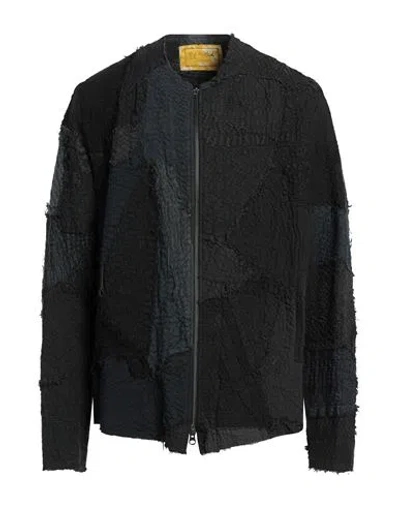 By Walid Man Jacket Black Size Xl Linen