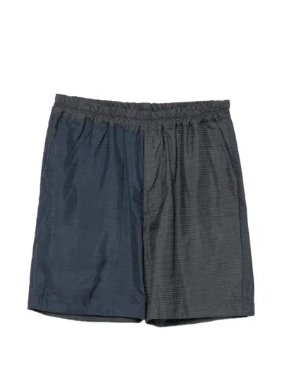 By Walid Oshima Kimono Blaze Shorts In Black