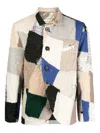 By Walid Patchwork Blazer