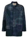By Walid Patchwork Button-up Shirt