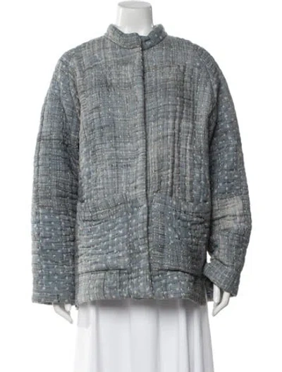 Pre-owned By Walid Patterned Jacket In Blue