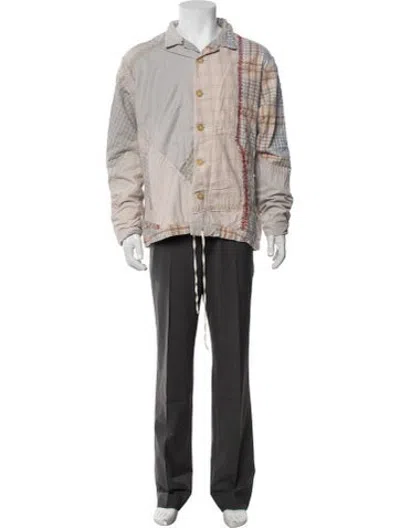 Pre-owned By Walid Patterned Long Sleeve Shirt In Neutrals