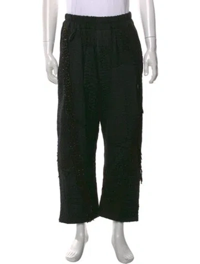 Pre-owned By Walid Patterned Pants In Black