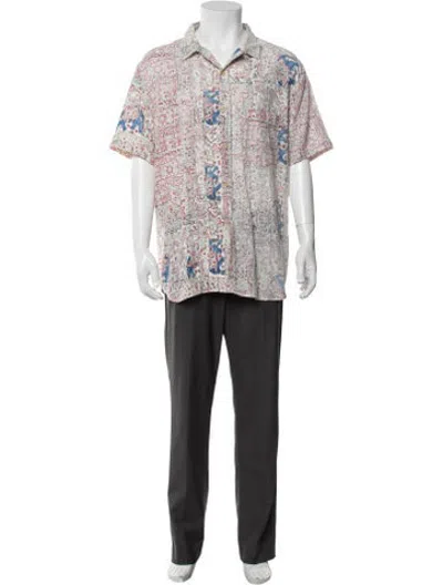 Pre-owned By Walid Patterned Short Sleeve Shirt In Multicolor