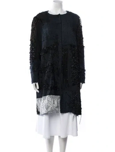 Pre-owned By Walid Silk Patterned Coat In Multi