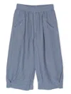 STRAIGHT-LEG LINEN TROUSERS