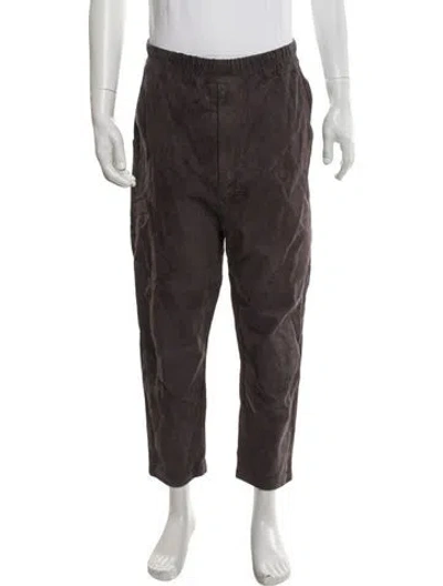 Pre-owned By Walid Suede Pants In Brown