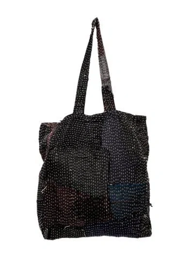 Pre-owned By Walid Tote In Black