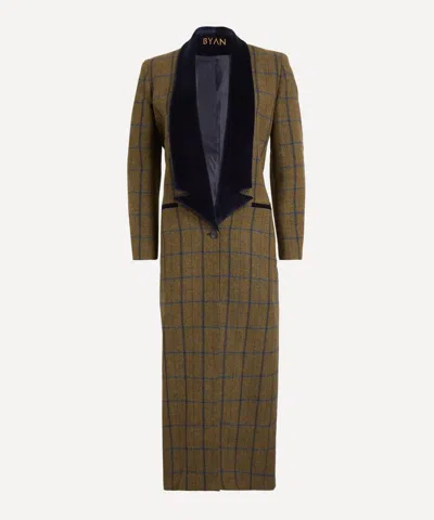 Byan Women's Fritz Check Wool Coat In Multi