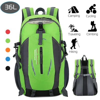 Bybeej 36l Outdoor Backpack Waterproof Daypack Travel Knapsack For Hiking Camping Picnic Travel School Spri