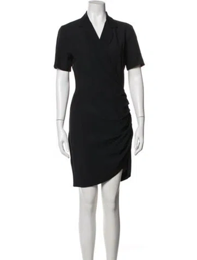 Pre-owned Byblos Acetate Mini Dress In Black