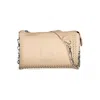 Byblos Embossed-logo Studded Cross Body Bag