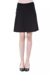Byblos Black Polyester Skirt