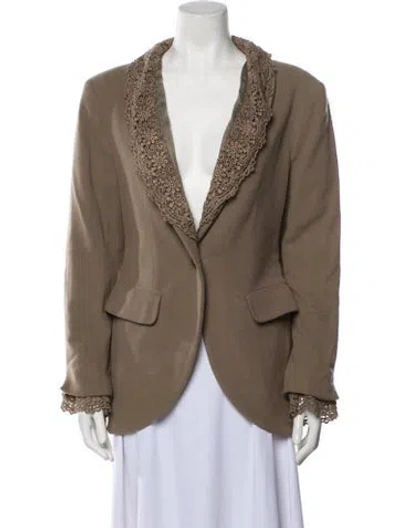 Pre-owned Byblos Blazer In Brown