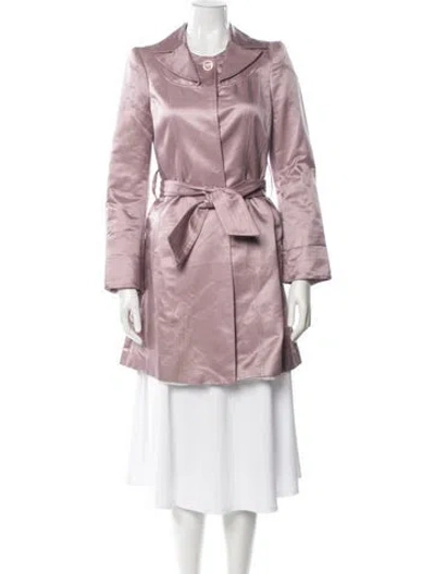 Pre-owned Byblos Coat In Purple