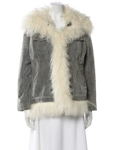Pre-owned Byblos Faux Fur Jacket