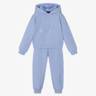 Byblos Babies' Girls Blue Cotton Tracksuit