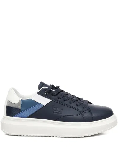 Byblos Lace-up Sneakers In Blue