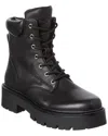 Byblos Leather Boot In Black