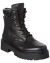 Byblos Leather Boot In Black
