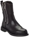 Byblos Leather Boot In Multi