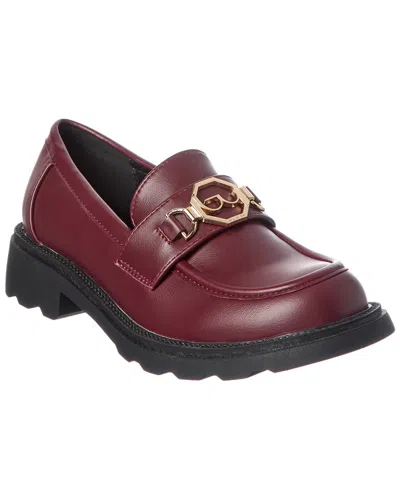 Byblos Logo Loafer In Red