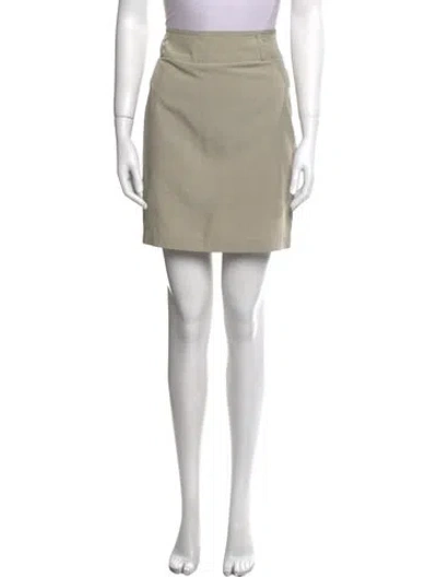 Pre-owned Byblos Mini Skirt In Neutral