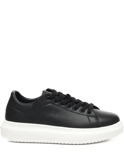 Byblos Panelled Sneakers In Black