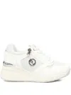Byblos Panelled Sneakers In White
