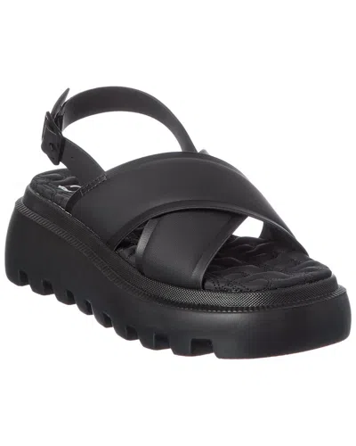 Byblos Platform Sandal In Black