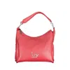 Byblos Red Polyethylene Handbag In Red