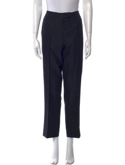 Pre-owned Byblos Straight Leg Pants In Blue