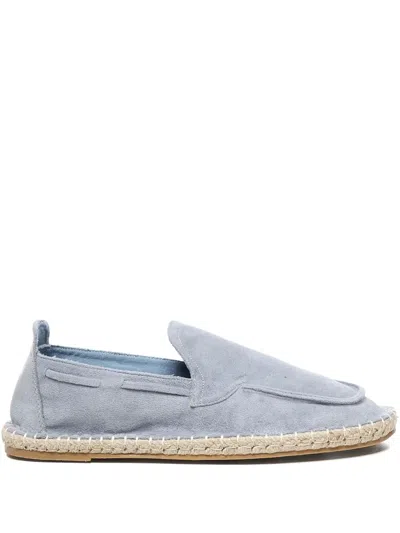 Byblos Suede Slip-on Espadrilles In Blue
